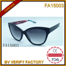 Ацетат материал рама с Polaroid объектива солнцезащитные очки (FA15003)